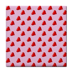 Kawai Hearts Tile Coasters by snowwhitegirl
