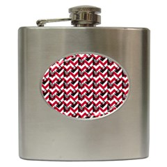 Vintage Camera Chevron Hip Flask (6 Oz) by snowwhitegirl