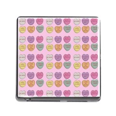 Valentine Hearts Pink Memory Card Reader (square 5 Slot) by snowwhitegirl