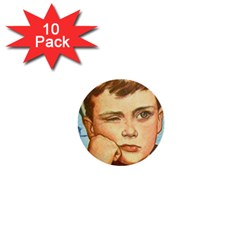 Retro Boy 1  Mini Buttons (10 Pack)  by vintage2030