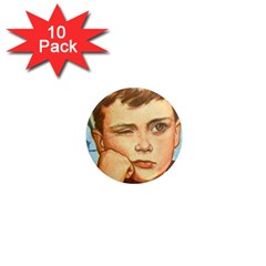 Retro Boy 1  Mini Magnet (10 Pack)  by vintage2030