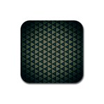 Texture Background Pattern Rubber Square Coaster (4 pack) 