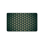 Texture Background Pattern Magnet (Name Card)