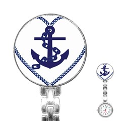 Anchor Chain Nautical Ocean Sea Stainless Steel Nurses Watch by Sapixe