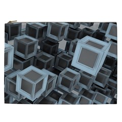 Cube Fantasy Square Shape Cosmetic Bag (xxl)