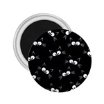 Cute Black Cat Pattern 2.25  Magnets