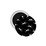 Cute Black Cat Pattern 1.75  Magnets