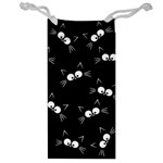 Cute Black Cat Pattern Jewelry Bag