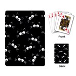 Cute Black Cat Pattern Playing Cards Single Design