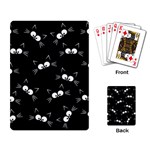 Cute Black Cat Pattern Playing Cards Single Design Back