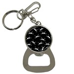 Cute Black Cat Pattern Bottle Opener Key Chains