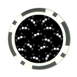 Cute Black Cat Pattern Poker Chip Card Guard