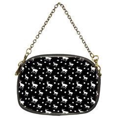 Deer Dots Black Chain Purse (two Sides) by snowwhitegirl