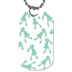 Bold And Brash Pattern Dog Tag (one Side) by Valentinaart