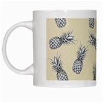 Pineapple pattern White Mugs