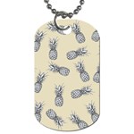 Pineapple pattern Dog Tag (One Side)