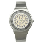 Pineapple pattern Stainless Steel Watch