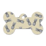 Pineapple pattern Dog Tag Bone (One Side)