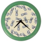 Pineapple pattern Color Wall Clock