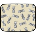 Pineapple pattern Double Sided Fleece Blanket (Mini) 