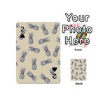 Pineapple pattern Playing Cards 54 (Mini) Front - Spade2