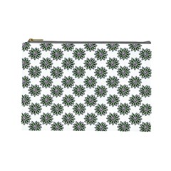 Graphic Pattern Flowers Cosmetic Bag (large) by Celenk