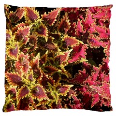 Plant Leaves Foliage Pattern Large Cushion Case (one Side)