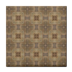 Abstract Wood Design Floor Texture Face Towel