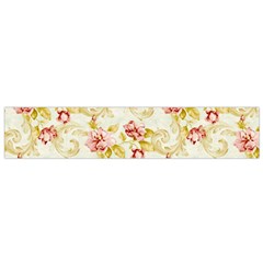 Background Pattern Flower Spring Small Flano Scarf by Celenk