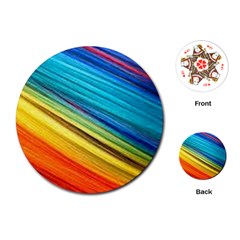 Rainbow Playing Cards (round) by NSGLOBALDESIGNS2