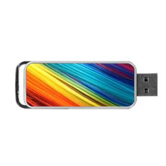 Rainbow Portable Usb Flash (one Side) by NSGLOBALDESIGNS2