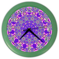 Abstract Art Abstract Background Color Wall Clock by Simbadda