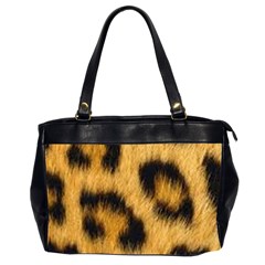 Animal Print Leopard Oversize Office Handbag (2 Sides) by NSGLOBALDESIGNS2