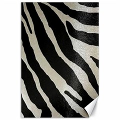 Zebra Print Canvas 24  X 36 