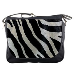 Zebra Print Messenger Bag by NSGLOBALDESIGNS2