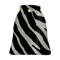 Zebra Print Bell Ornament (two Sides) by NSGLOBALDESIGNS2