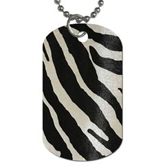 Zebra Print Dog Tag (one Side) by NSGLOBALDESIGNS2