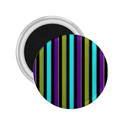 Retro Stripe 1 Vertical Retro Stripe 1 2 25  Magnets by dressshop