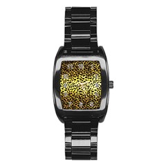 Leopard Version 2 Stainless Steel Barrel Watch by dressshop