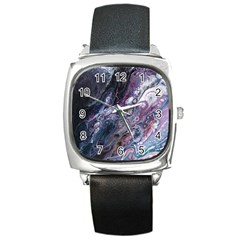 Planetary Square Metal Watch by ArtByAng