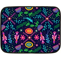 Colorful Pattern Fleece Blanket (mini) by Hansue