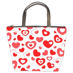 Hearts Bucket Bag by Hansue