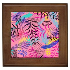 Illustration Reason Leaves Design Framed Tiles by Nexatart