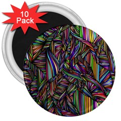 Background Wallpaper Abstract Lines 3  Magnets (10 Pack) 