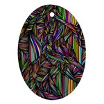 Background Wallpaper Abstract Lines Oval Ornament (Two Sides)