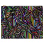 Background Wallpaper Abstract Lines Cosmetic Bag (XXXL)