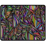 Background Wallpaper Abstract Lines Double Sided Fleece Blanket (Medium) 