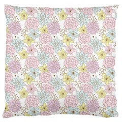 Dandelion Colors Flower Nature Large Flano Cushion Case (one Side)