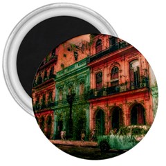 Havana Cuba Architecture Capital 3  Magnets by Nexatart