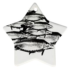Carp Fish Ornament (star) by kunstklamotte023